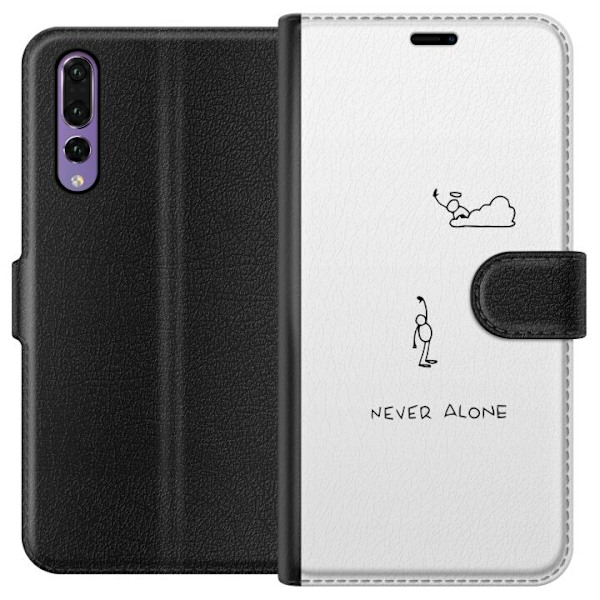 Huawei P20 Pro Tegnebogsetui Aldrig Alene