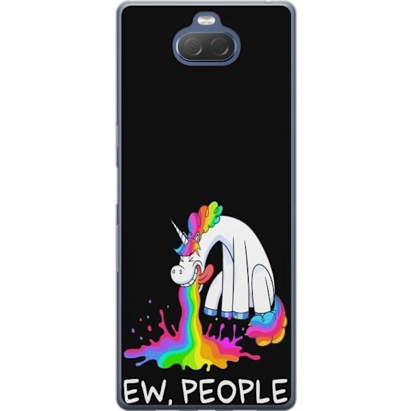 Sony Xperia 10 Plus Genomskinligt Skal EW People Unicorn