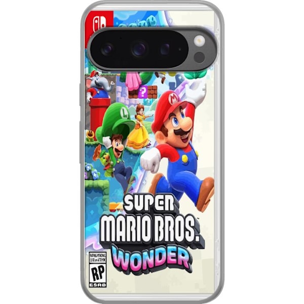 Google Pixel 9 Pro XL Gennemsigtig cover Super Mario Wonder