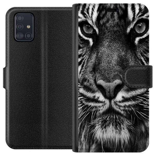 Samsung Galaxy A51 Plånboksfodral Tiger