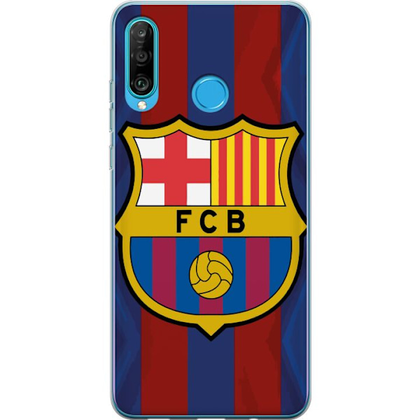 Huawei P30 lite Gjennomsiktig deksel FCB Barcelona