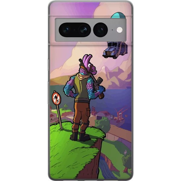 Google Pixel 7 Pro Genomskinligt Skal Fortnite