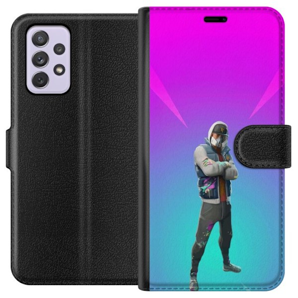 Samsung Galaxy A52s 5G Lompakkokotelo musta ritari fortnite