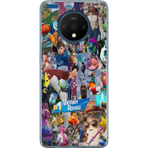 OnePlus 7T Gennemsigtig cover Fortnite