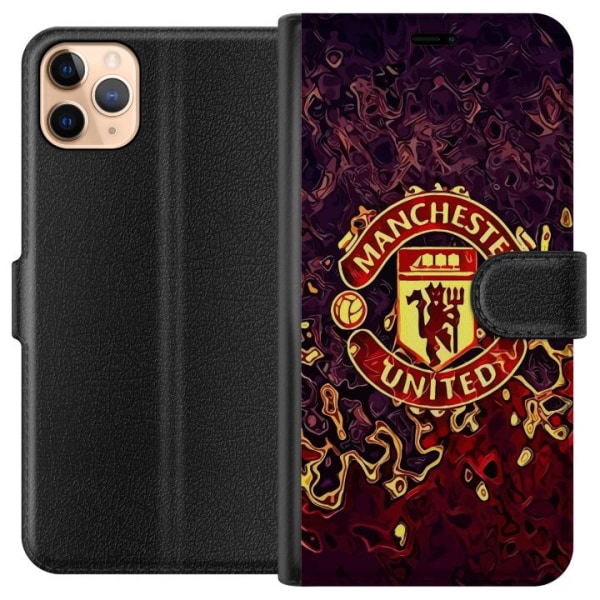 Apple iPhone 11 Pro Max Plånboksfodral Manchester United
