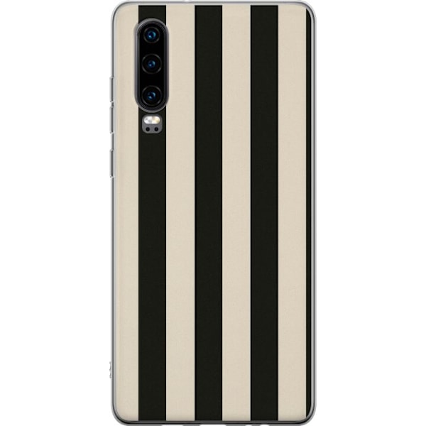 Huawei P30 Genomskinligt Skal Line Flow