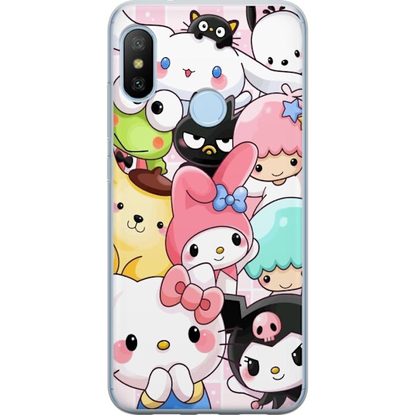 Xiaomi Mi A2 Lite Genomskinligt Skal Kawaii Sanrio Crew