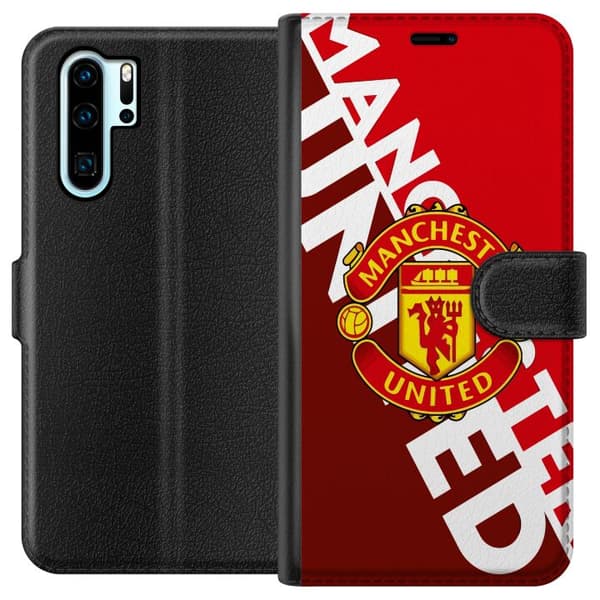 Kompatibelt Lommeboketui til Huawei P30 Pro Manchester United