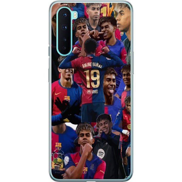 OnePlus Nord Genomskinligt Skal Lamine Yamal mobilskal för fotbollsfans