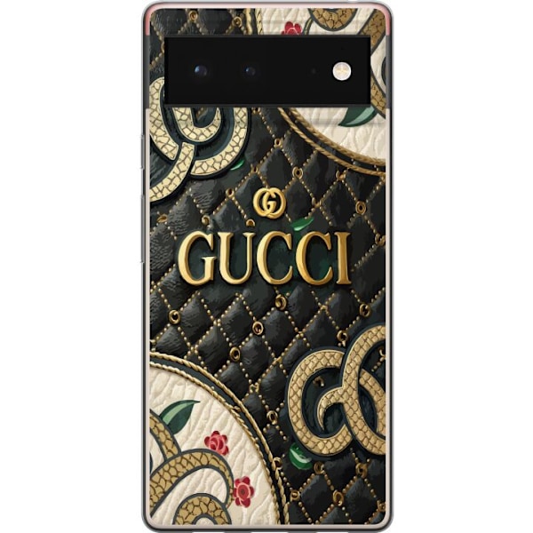 Google Pixel 6 Genomskinligt Skal Gucci