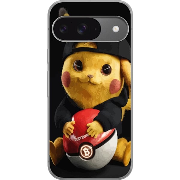 Google Pixel 9 Läpinäkyvä kuori Pikachu Supreme