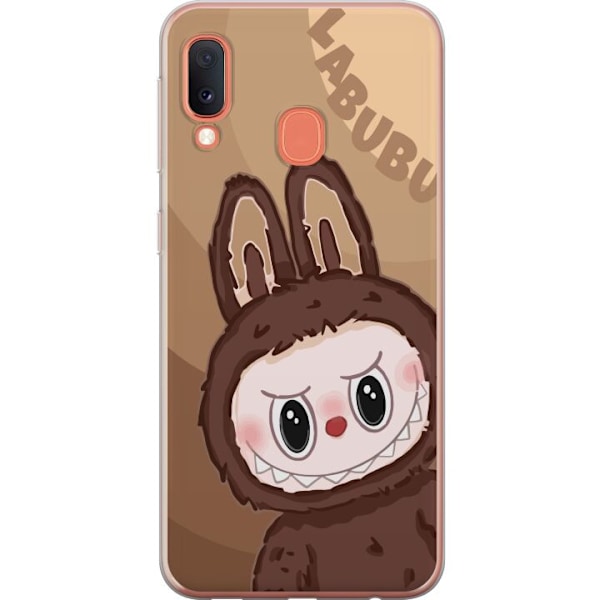 Samsung Galaxy A20e Genomskinligt Skal Labubu Cloud Cutie –
