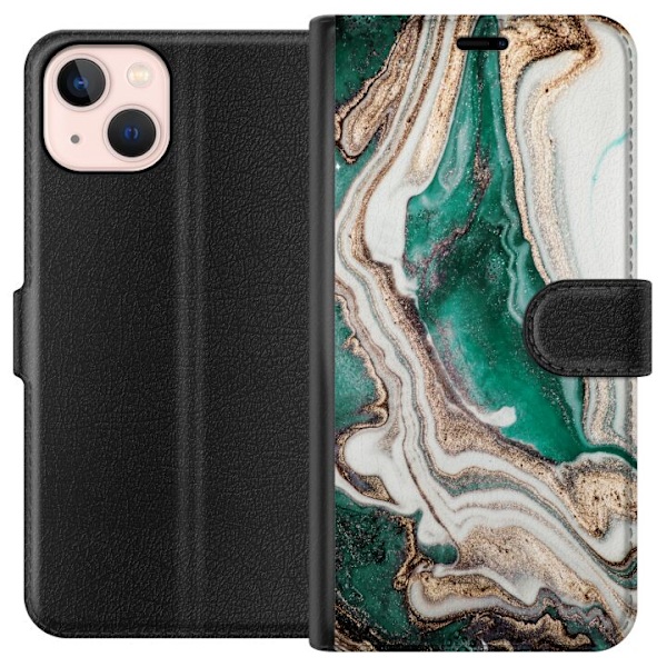 Apple iPhone 13 Lompakkokotelo Vihreä