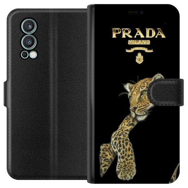 OnePlus Nord 2 5G Lommeboketui Prada Leopard