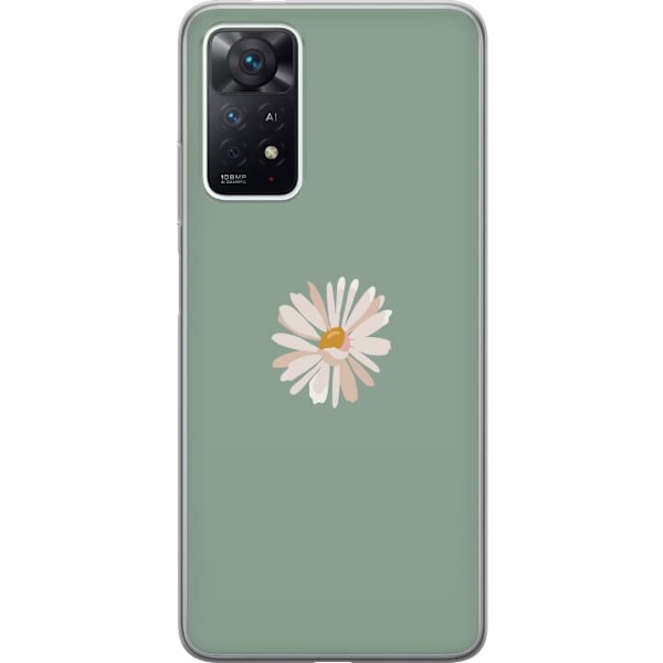 Xiaomi Redmi Note 11 Pro Läpinäkyvä kuori Vihreä Minimalik