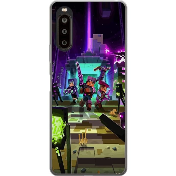 Sony Xperia 10 II Gennemsigtig cover Minecraft