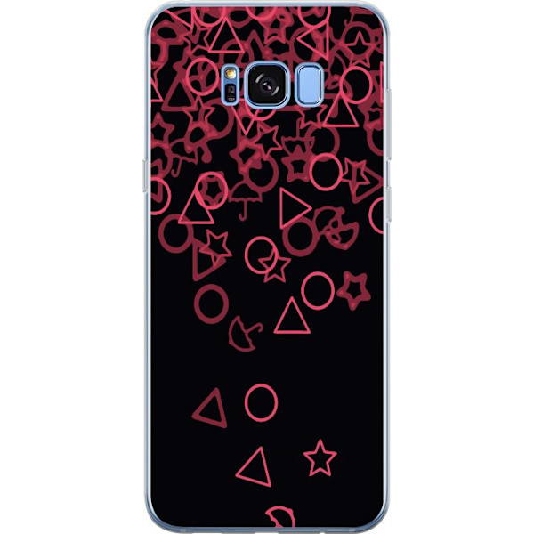 Samsung Galaxy S8 Gennemsigtig cover Squid Game Ikoner Serie Design Populært TV Spil Ikoner Grafisk Motiv Asiatisk Trend Dramaserie