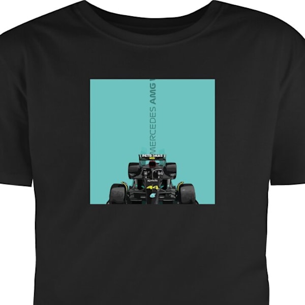 T-skjorte for Voksen | Klassisk Voksen-T-skjorte Mercedes F1 svart L