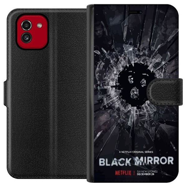 Samsung Galaxy A03 Lommeboketui Black Mirror Sci-Fi Netflix Se