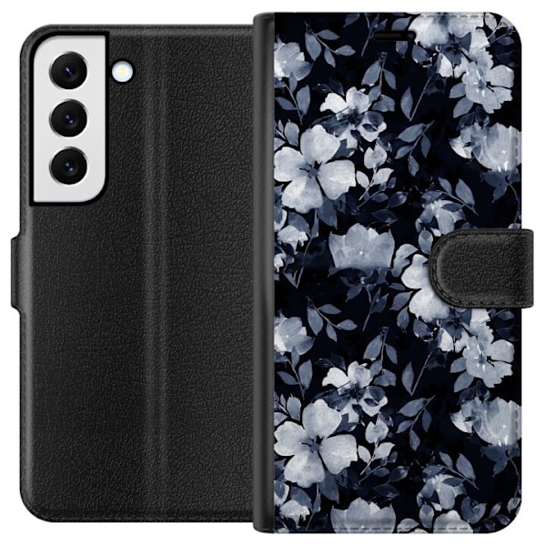 Samsung Galaxy S22 5G Tegnebogsetui Blomster