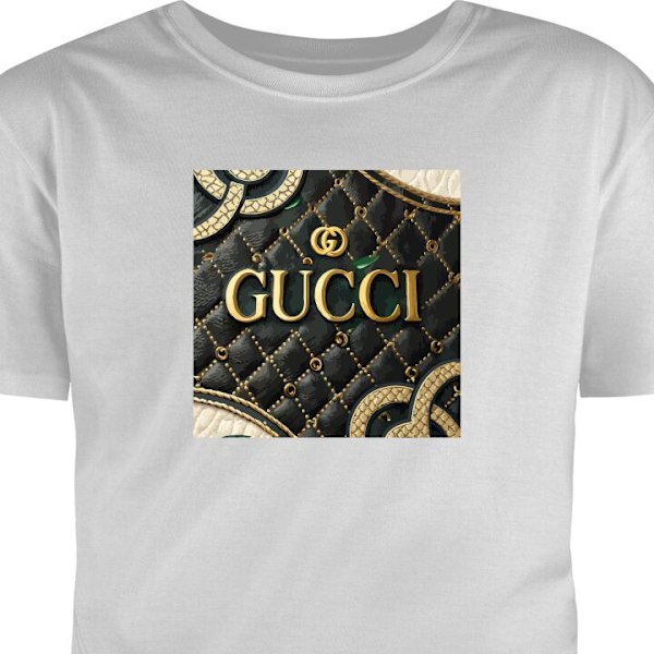 Barn-T-shirt | Bekväm T-shirt för Barn Gucci grå 2-3 År