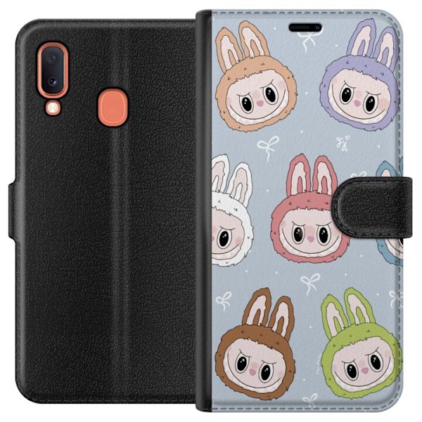 Samsung Galaxy A20e Plånboksfodral Labubu Star Pattern – St