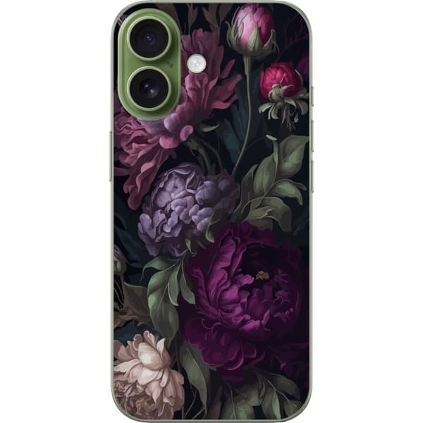 Kompatibelt Mobilskal till Apple iPhone 17 Blommor