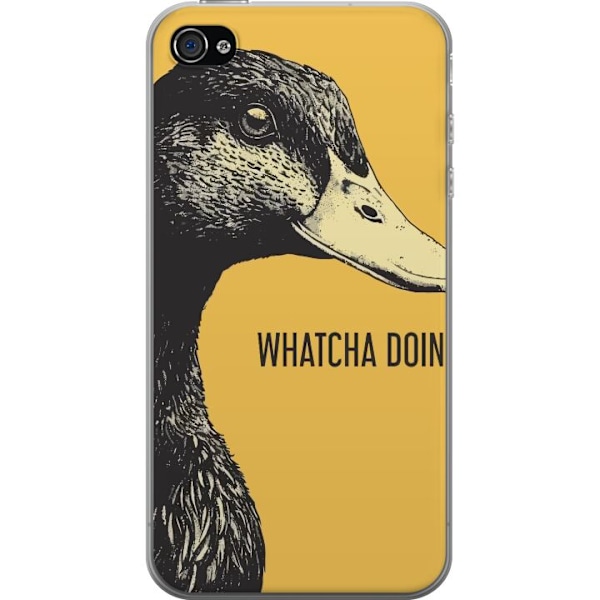 Apple iPhone 4s Genomskinligt Skal Curious Duck