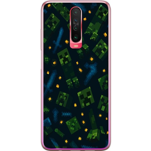 Xiaomi Redmi K30 Genomskinligt Skal Minecraft Dungeons Mob
