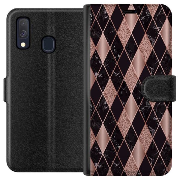Kompatibel Tegnebogsetui til Samsung Galaxy A40 Sophistikeret