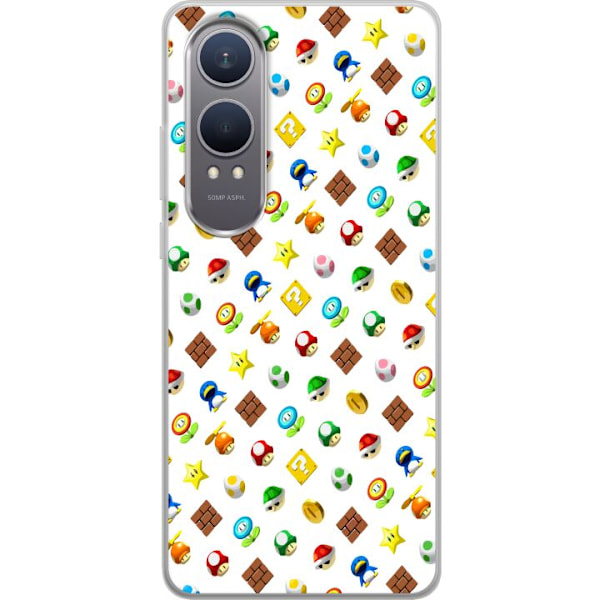 OnePlus Nord CE4 Lite Gennemsigtig cover Super Mario Bros