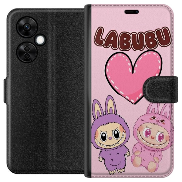 OnePlus Nord CE3 Lommeboketui Labubu Pink Monster