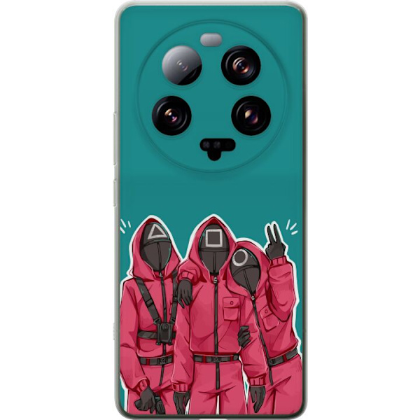 Xiaomi 13 Ultra Läpinäkyvä kuori Squid Game Hahmot Graafinen Suunnittelu Sarjakuvasarjan Hahmot Suosittu TV-Teema Aasialainen Tyyli Jännittävä T