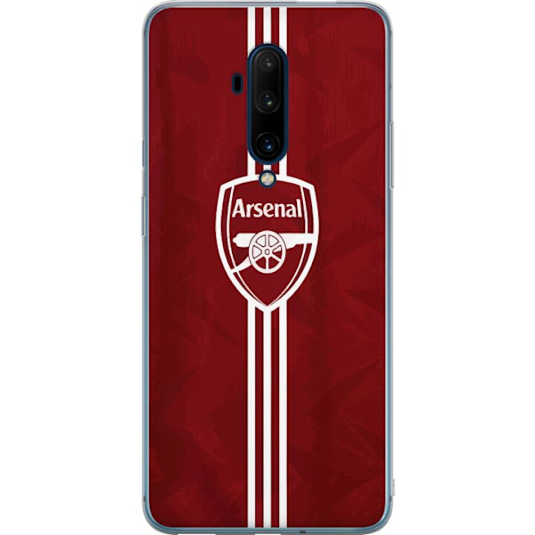 OnePlus 7T Pro Läpinäkyvä kuori Arsenal Emblem Jalkapallo Premier League Seuravaakuna Punainen Valkoinen Ikoninen Fanit Lontoo Urheilu Motiivi