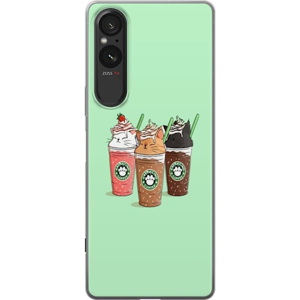 Sony Xperia 10 VI Gjennomsiktig deksel Catpuccino