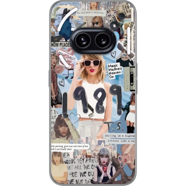 Nothing Phone (2a) Gennemsigtig cover Taylor Swift