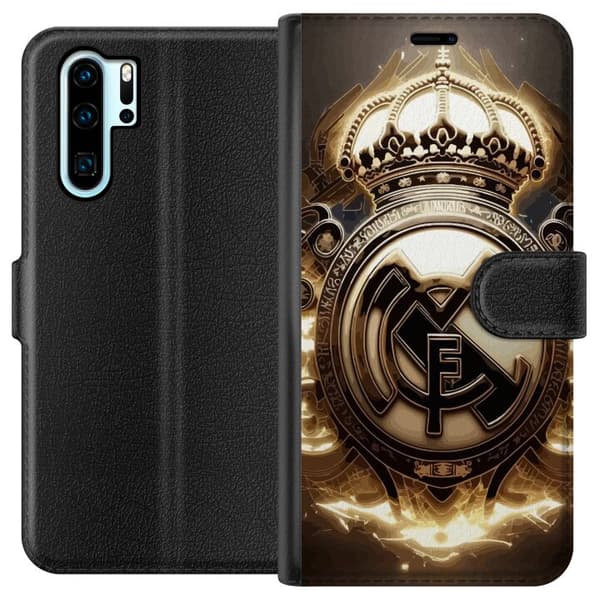 Kompatibelt Lommeboketui til Huawei P30 Pro Real Madrid