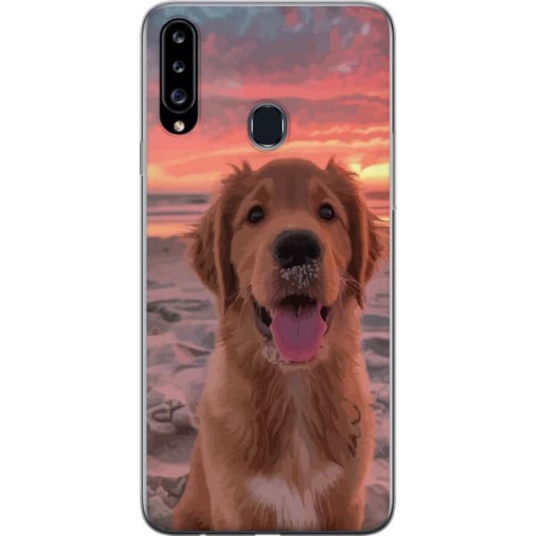 Kompatibelt Mobilskal till Samsung Galaxy A20s Hund