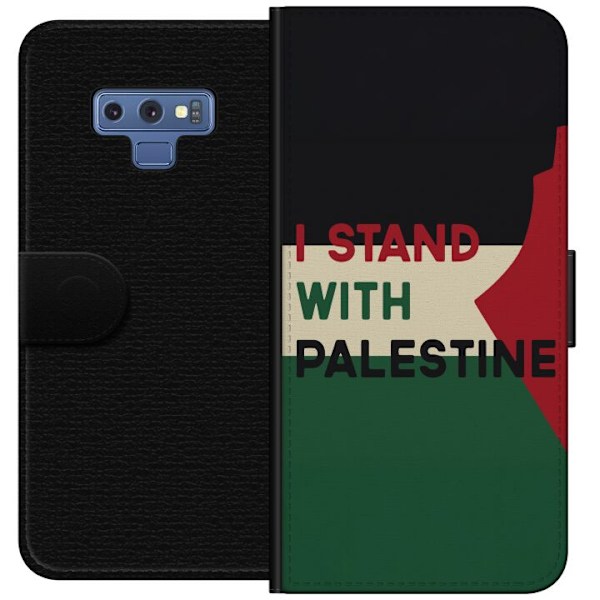 Samsung Galaxy Note9 Lompakkokotelo Pysähdy Palestiinan puole