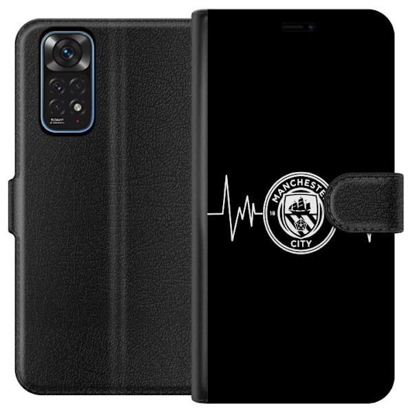 Xiaomi Redmi Note 11 Lompakkokotelo Manchester City F.C.