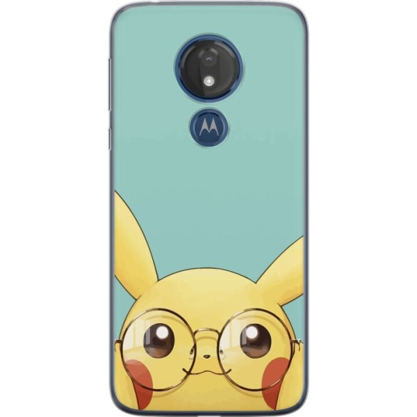 Motorola Moto G7 Power Gennemsigtig cover Pikachu briller