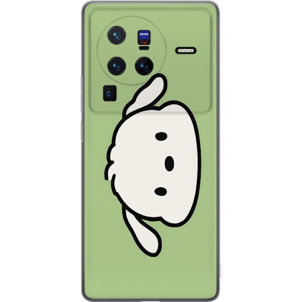 vivo X80 Pro Läpinäkyvä kuori Snoopy Flip