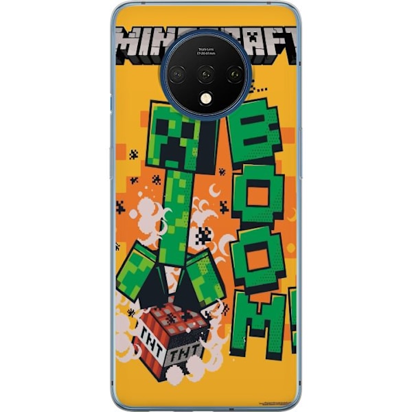 OnePlus 7T Läpinäkyvä kuori Minecraft Boom