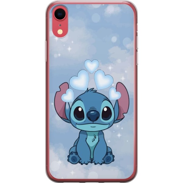 Apple iPhone XR Läpinäkyvä kuori Stitch Hyppäävä Ilo - H