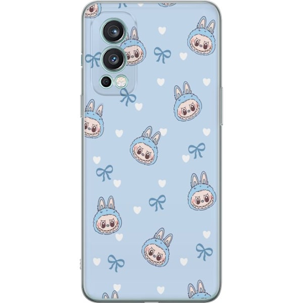 OnePlus Nord 2 5G Läpinäkyvä kuori Labubu Tuli Henki