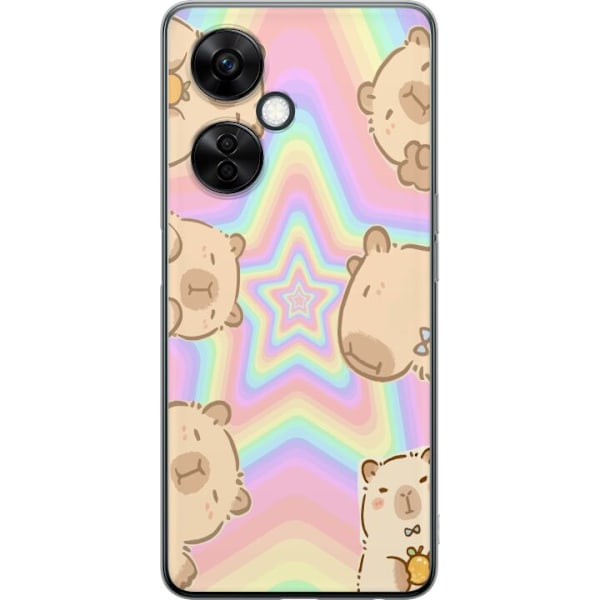 OnePlus Nord CE3 Läpinäkyvä kuori Kawaii Capybara Galaxy S