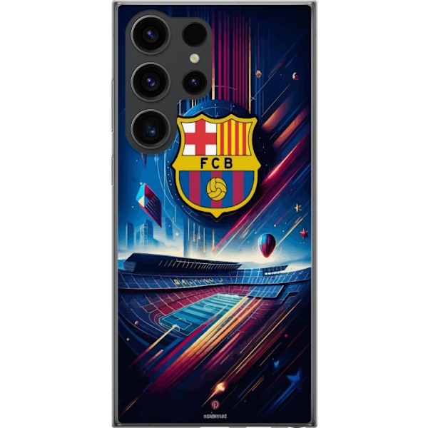 Samsung Galaxy S24 Ultra Gennemsigtig cover FC Barcelona