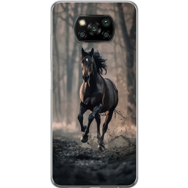 Kompatibelt Mobilskal till Xiaomi Poco X3 NFC Springande Häst