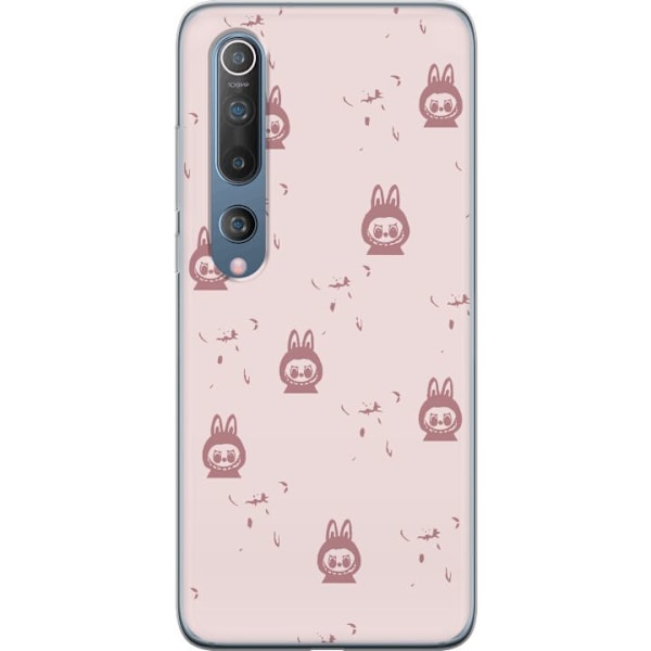 Xiaomi Mi 10 5G Läpinäkyvä kuori Labubu Neon Pop - Neonvärinen pop art hirviö