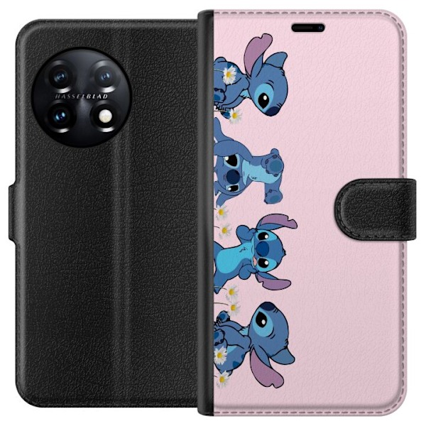OnePlus 11R Plånboksfodral Stitch Skratt & Bus – Perfekt för Mobilskal eller Poster